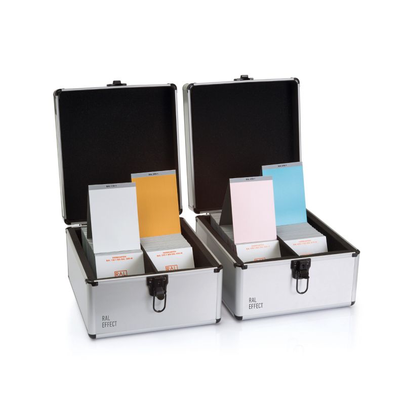 RAL E1 Colour primary standard set, 2 high quality boxes with selected colour primary standard cards