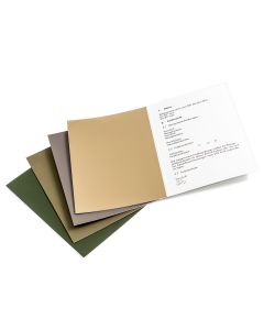 RAL F9 four colour primary standard cards, inner section