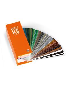 RAL K5 colour fan semi-matt, fanned out