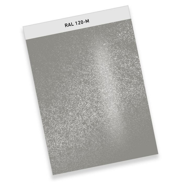 RAL E1 Colour primary standard card metallic 120-M